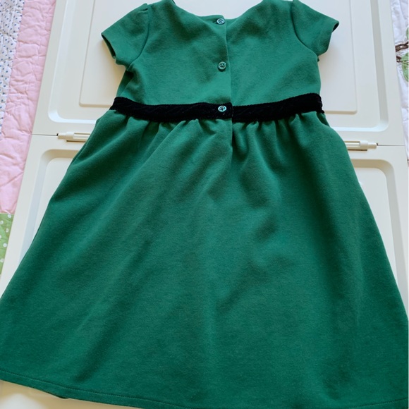 Gymboree Family Celebrations Girls Short Sleeve Ponte Knit Bow Dress - Picture 2 of 2